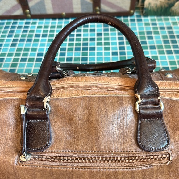 Charming Charlie Brown Studded Decor Handbag 👜 - Picture 6 of 12